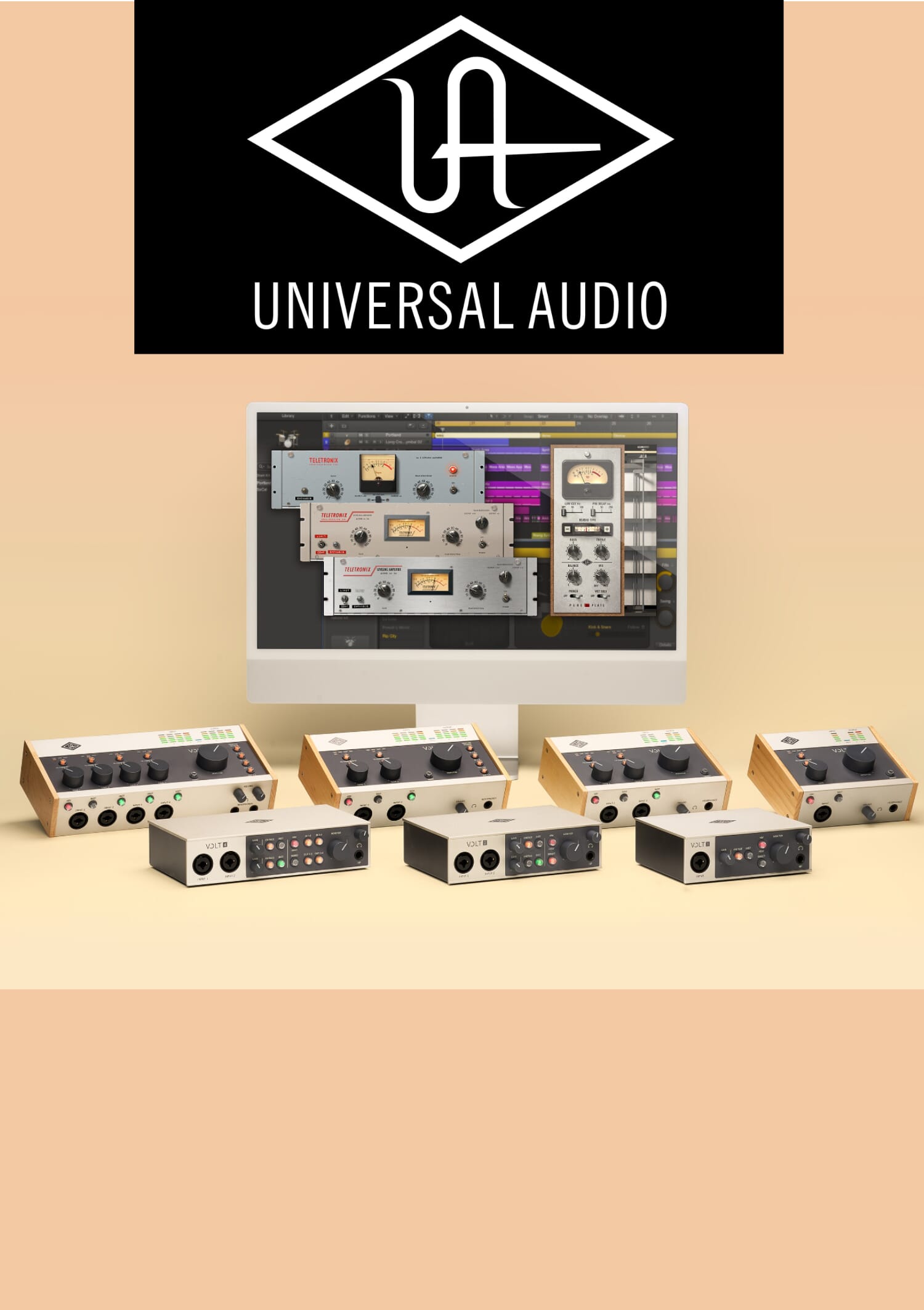 Universal Audio Releases Volt 476P & Volt 4 USB Audio Interfaces